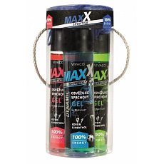 VIVACO Geschenk-Tubus mit Herren-Duschgels Maxx Sportiva
