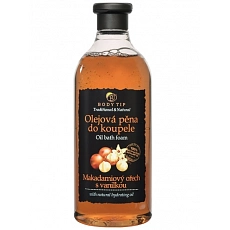 VIVACO Ölbad Schaum Macadamianuss mit Vanille 750 ml BODY TIP 750 ml