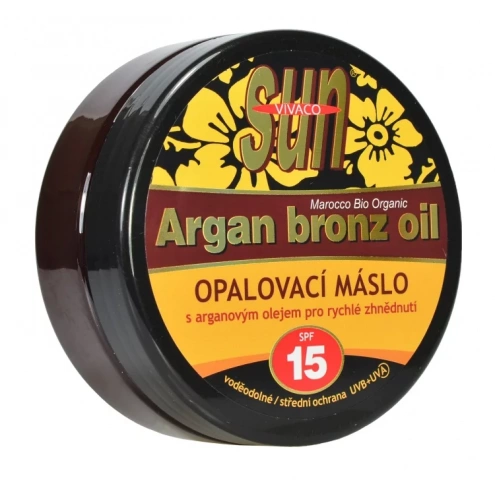 VIVACO Sonnenbutter mit BIO-Arganöl SPF 15 SUN VITAL 200ml
