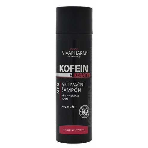 VIVACO Koffein-Shampoo mit Keratin für Männer VIVAPHARM 200ml VIVACO Koffein-Shampoo mit Keratin für Männer VIVAPHARM 200ml