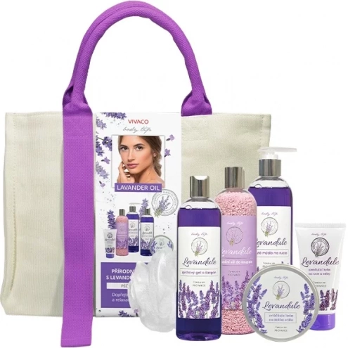 VIVACO Damen Kosmetiktasche mit Lavendelöl VIVACO Damen Kosmetiktasche mit Lavendelöl