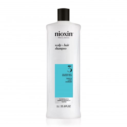 Nioxin Scalp + Hair Shampoo System 3 1000 ml
