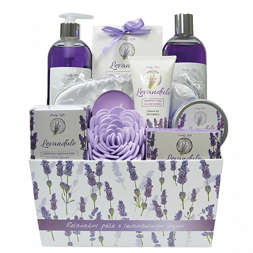 VIVACO Geschenkset Kosmetik mit Lavendelöl