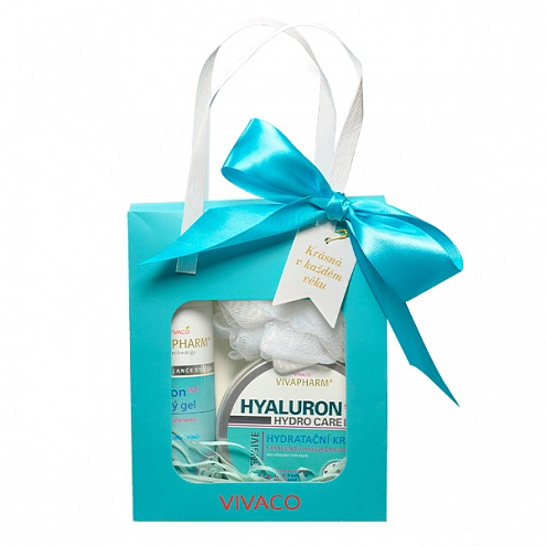 VIVACO Geschenktasche mit Kosmetik und Hyaluronsäure