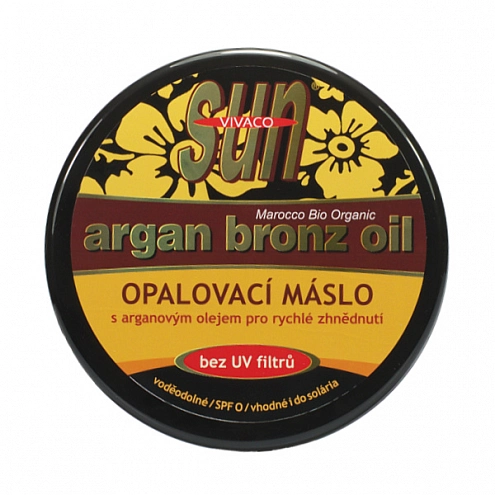 VIVACO Bräunungsbutter mit BIO-Arganöl SPF 0 SUN VITAL 200 ml