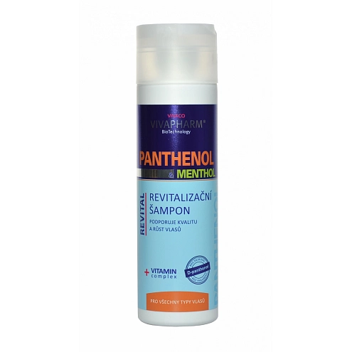 VIVACO Revitalisierendes Shampoo mit Panthenol und Menthol VIVAPHARM 200ml