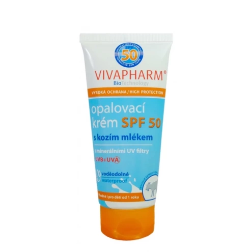 VIVACO Sonnencreme SPF 50 mit Ziegenmilch VIVAPHARM 100 ml
