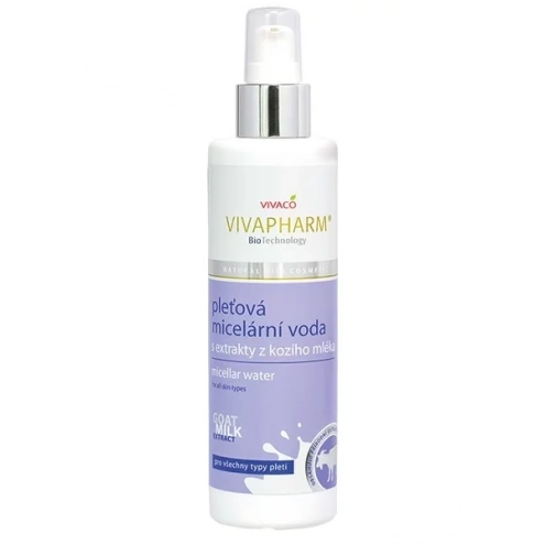 VIVACO Mizellenwasser mit Ziegenmilch VIVAPHARM 200 ml
