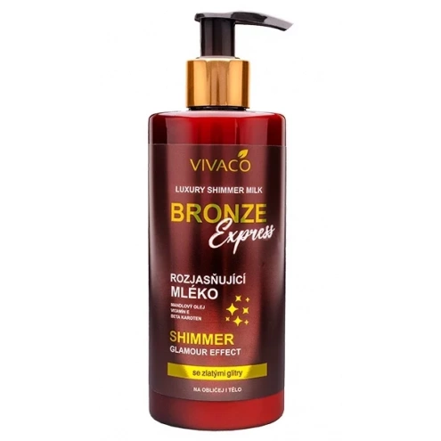 Bronze Express Luxury Shimmer Milk aufhellende Körpermilch 300 ml