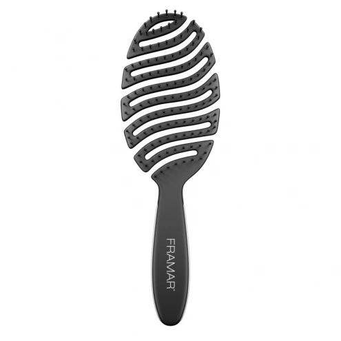 Framar Flex Brush Detangling Brush Black