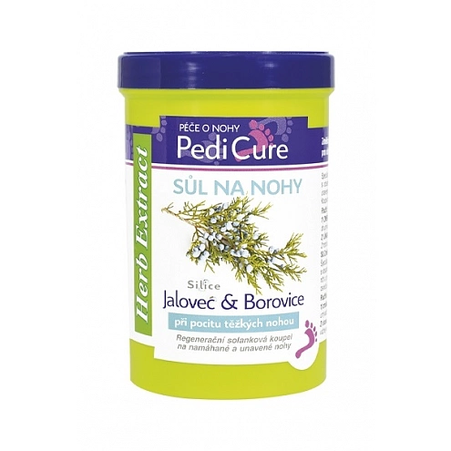 VIVACO Fußbadsalz Wacholder und Kiefer PEDICURE HE 420 g
