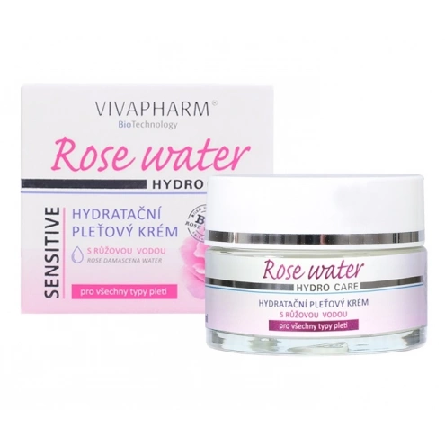 VIVACO Feuchtigkeitsspendende Gesichtscreme mit Rosenwasser VIVAPHARM 50 ml VIVACO Feuchtigkeitsspendende Gesichtscreme mit Rosenwasser VIVAPHARM 50 ml