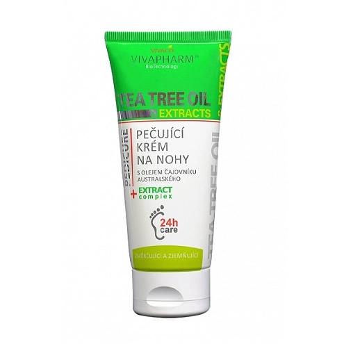 VIVACO Fußcreme mit Teebaumöl VIVAPHARM 100 ml