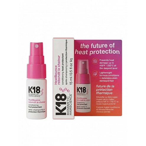 K18 HeatBounce Conditioning Heat Protectant 15 ml