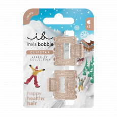 Invisibobble CLIPSTAR S Apres Ski Shimmer 2pc