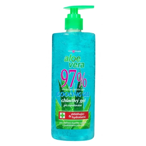 VIVACO Beruhigendes Gel mit Aloe Vera 97% VIVAPHARM 500 ml VIVACO Beruhigendes Gel mit Aloe Vera 97% VIVAPHARM 500 ml