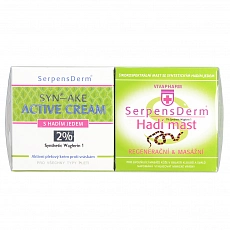VIVACO Serpens Derm Breitband-Salbe mit Schlangengift 75 ml + Anti-Falten-Gesichtscreme mit Schlangengift 50 ml Geschenkset