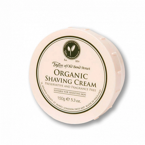 Taylor of Old Bond Street krém na holenie Organic 150g