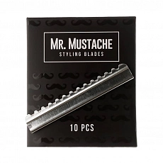 MR. MUSTACHE Styling Blades 10 pcs
