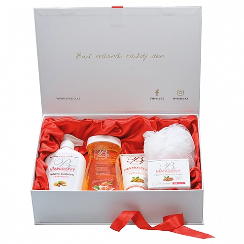 VIVACO Geschenkbox Kosmetik mit Mandelöl