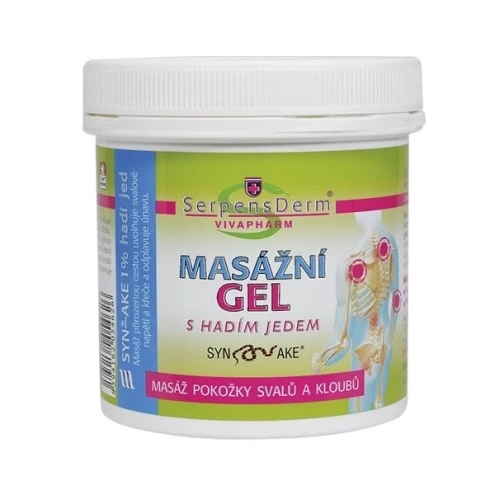 VIVACO Massagegel mit Schlangengift SERPENSDERM 250 ml