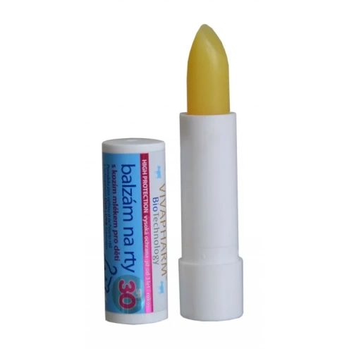 VIVACO Lippenbalsam mit Ziegenmilch für Kinder SPF 30 VIVAPHARM 4,2 g