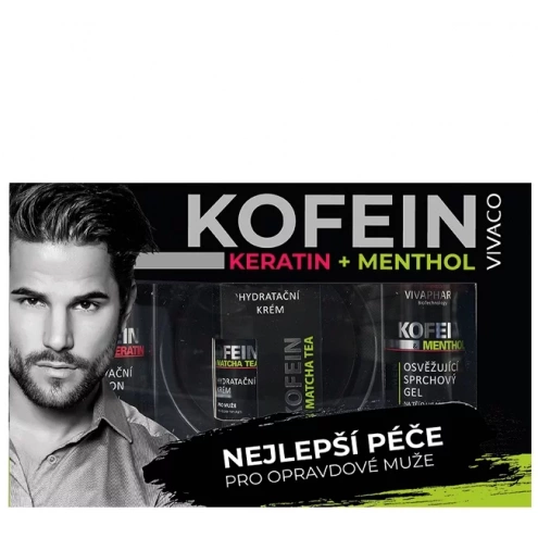 VIVACO Geschenkset Pflege für Männer mit Koffein VIVACO Geschenkset Pflege für Männer mit Koffein
