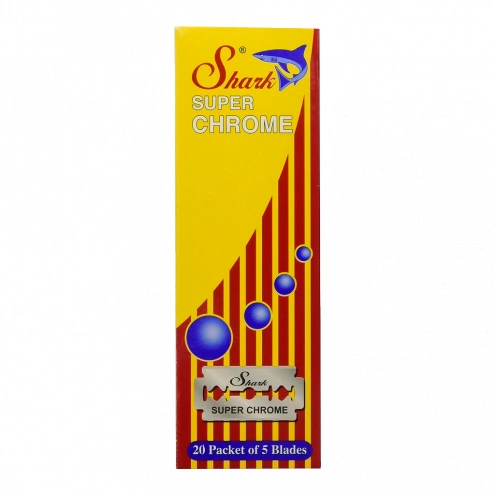 Shark obojstranné žiletky na holenie Super Chrome 5ks