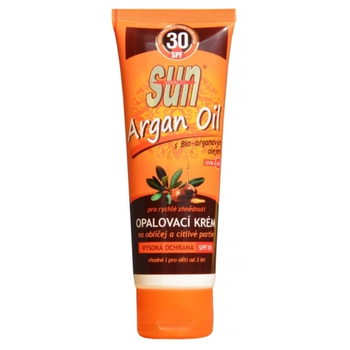 VIVACO Sonnencreme mit BIO-Arganöl SPF 30 SUN VITAL 125 ml