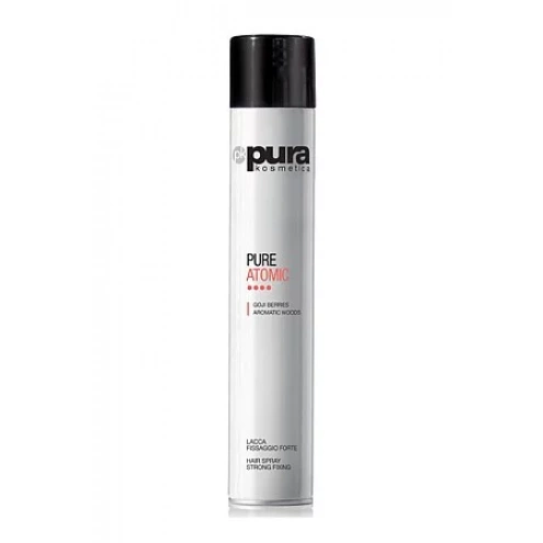 Pura Kosmetica Pure Atomic Strong Hair Spray 500 ml Pura Kosmetica Pure Atomic Strong Hair Spray 500 ml