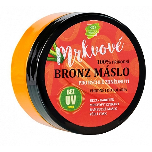 VIVACO 100% Natürliches Sonnenbutter mit Karottenextrakt SPF 0 150ml