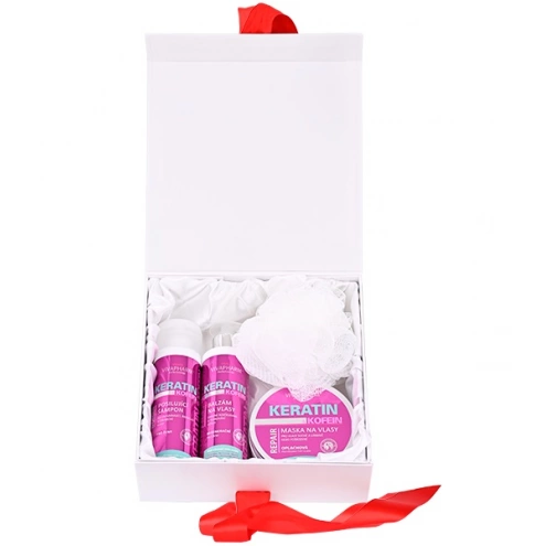 Geschenkbox Haarpflege mit Keratin und Koffein
