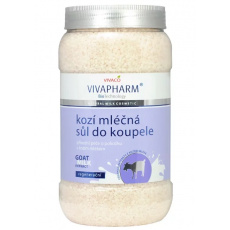 VIVACO Badesalz mit Ziegenmilch VIVAPHARM 1200 g