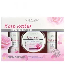 VIVACO Geschenkset Kosmetik mit Rosenwasser