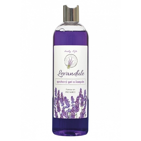 VIVACO Duschgel und Shampoo mit Lavendelöl BT Premium 500 ml VIVACO Duschgel und Shampoo mit Lavendelöl BT Premium 500 ml
