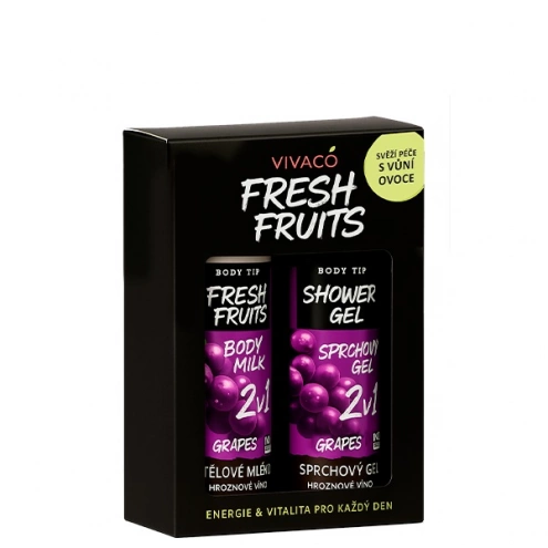 Geschenkset mit Kosmetik aus Weintrauben