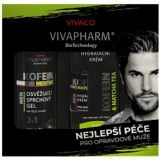 VIVACO Geschenkset Pflege für Männer mit Koffein