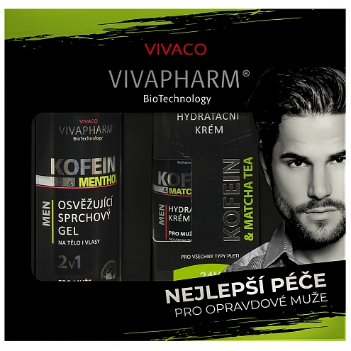 VIVACO Geschenkset Pflege für Männer mit Koffein VIVACO Geschenkset Pflege für Männer mit Koffein