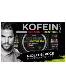VIVACO Geschenkset Pflege für Männer mit Koffein