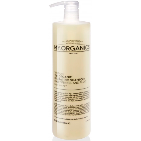 My.Organics The Organic Hydrating Shampoo Sweet Fennel and Aloe 1000 ml My.Organics The Organic Hydrating Shampoo Sweet Fennel and Aloe 1000 ml