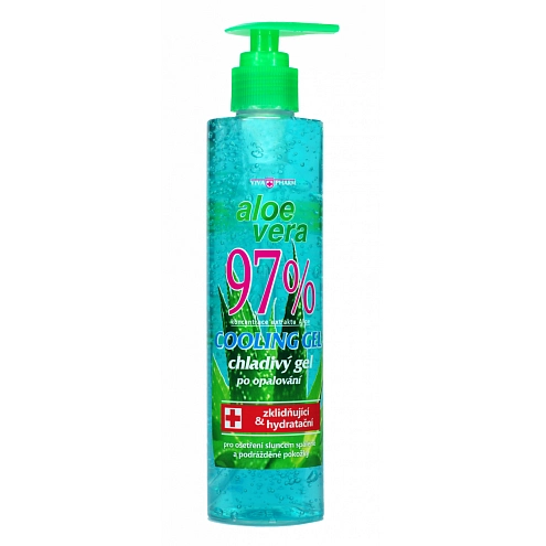 VIVACO Beruhigendes Gel mit Aloe Vera 97% 250 ml VIVACO Beruhigendes Gel mit Aloe Vera 97% 250 ml