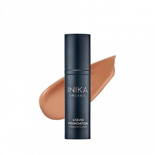 Inika Organic Liquid Foundation With Hyaluronic Acid Liquid Make-Up Tan 30 ml Inika Organic Liquid Foundation With Hyaluronic Acid Liquid Make-Up Tan 30 ml