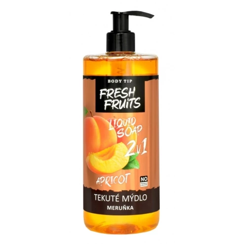 VIVACO Flüssigseife für Hände und Körper Aprikose BODY TIP 500 ml