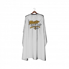 Pláštenka Master Barbers Nishman Barber Cape White