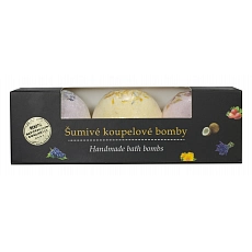 VIVACO Badebombe Lavendel, Ringelblume, Rose BODY TIP 3 x 45 g
