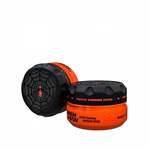 NishMan vosk na vlasy S1 Black Widow 150ml