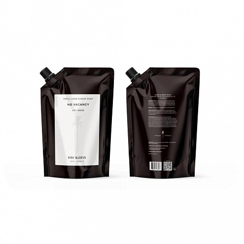 RAAW Alchemy Hand & Body Soap NO VACANCY Refill 500 ml RAAW Alchemy Hand & Body Soap NO VACANCY Refill 500 ml