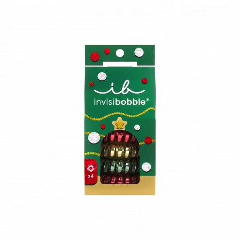 Invisibobble SET S Jingle Spiral 4pc