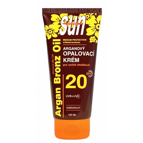 VIVACO Sonnencreme mit BIO-Arganöl SPF 20 SUN VITAL 100 ml