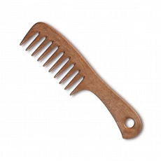 Ragnar plastový hrebeň s imitáciou dreva 